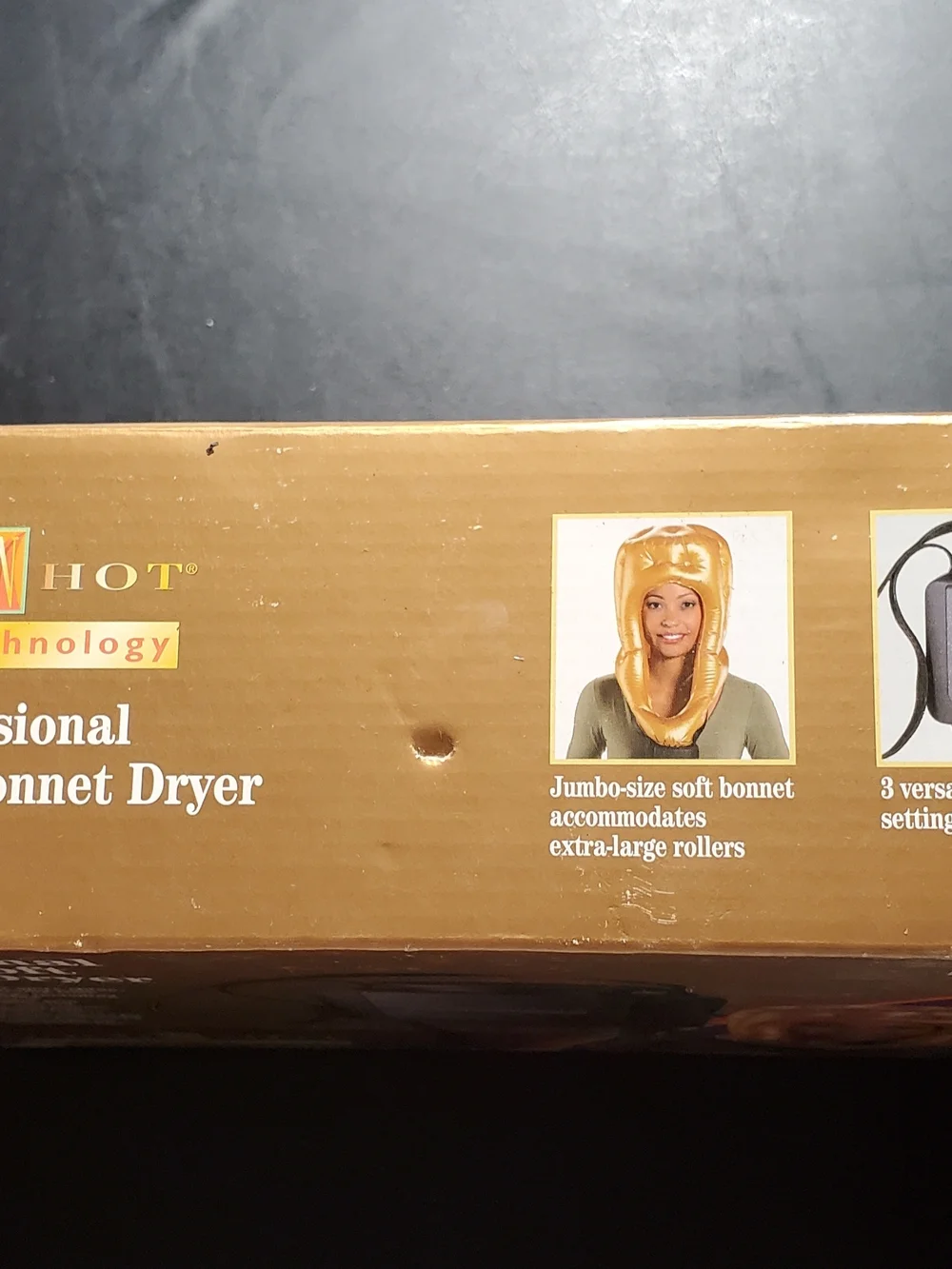 Professional Ionic Soft Bonnet Dryer - Gold